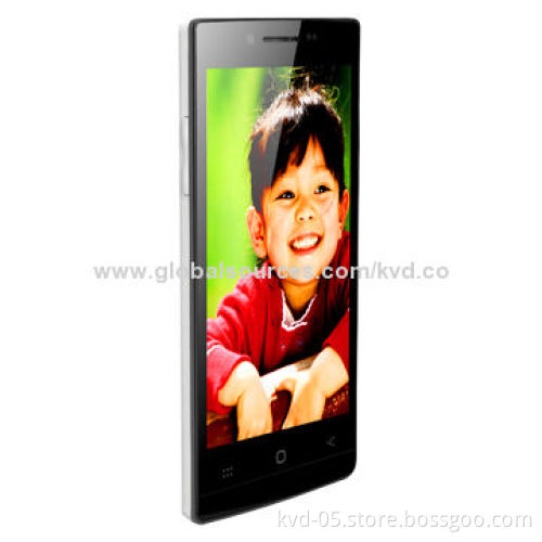 Touch Screen Mobile Phone, WCDMA/GSM, Android 4.2.9, Quad-core 1.3GHz, 1 + 4GB